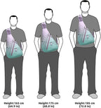 KL928 Canvas Sling Bag - Small Crossbody Backpack Shoulder Casual Daypack Rucksack for Men Women