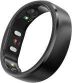 RingConn Gen 2, World’s First Smart Ring with Sleep Apnea Monitoring, No APP Subscription, 12-Day Battery Life, Stress/Heart Rate/Women's Health Tracker, Android & iOS Compatible (Black, Size 8)