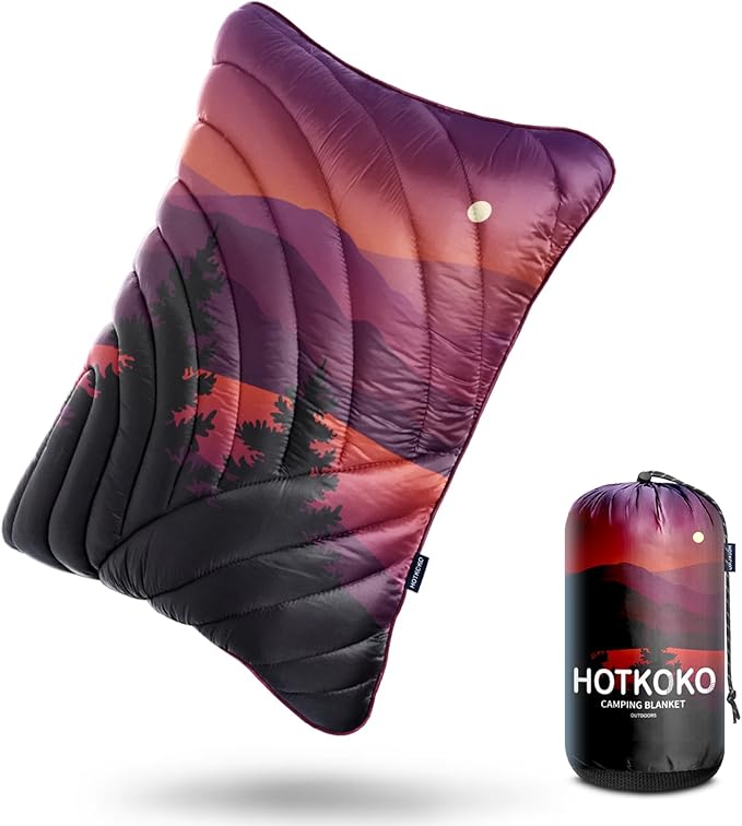 Camping Pillow,Supportive Compressible Travel Pillow Middle Size Lightweight Camp Pillow with Storage Bag for Camping,Hiking,Backpacking,Airplane