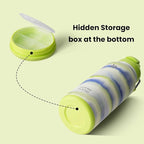 BOTTLE BOTTLE 32oz Insulated Water Bottle Stainless Steel Sport Water Bottle with Straw Dual-use Lid Design for Gym with Pill Box