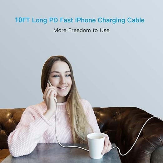Mitesbony iPhone Charger 3Pack 10FT Lightning Cable iPhone Charger Cord Compatible iPhone 14 13 12 11 Pro Max XR XS X 8 7 6 Plus SE iPad and More