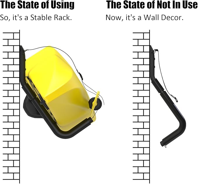 UNITEDPOWER Kayak Storage Racks, Heavy Duty Garage Hangers, Jumbo Wall Hooks for Canoe, Ladder, Bicycle, Folding Chairs, Surfboard, Snowboard, Hose and Tools