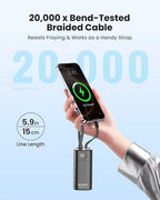 20,000mAh 35W Power Bank, Laptop Portable Charger USB C PD Fast Charging Battery Pack Digital Display for MacBook, iPad, iPhone 17/16, S24 Ultra, Steam Deck, Dell XPS and More (Black)