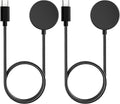 USB C Charger for Samsung Galaxy Watch 7/6/6 Classic/5/5 Pro/4/4 Classic/3/Active 2, (2 Pack) Upgrade Nylon Galaxy Watch Charger Cable