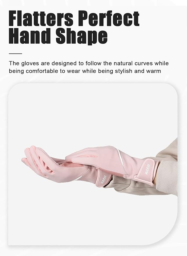 RIGWARL Sports Autumn Winter Cycling Gloves Touchscreen Warm Resistant Windproof Thermal Gloves for Women and Men