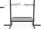only fire Adjustable Grill Rotisserie System and Spit, Over Fire Camp Grill with Cooking Grate for Outdoor Open Flame Cooking