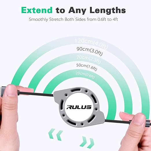 4 in 1 Multi Charging Cable [2Pack 4Ft], Retractable Multi Fast Charger Cable Adapter Travel Charger for Multiple Devices with Lightning/Type C/Micro USB Ports for iPhone/Samsung Galaxy/Tablets/More