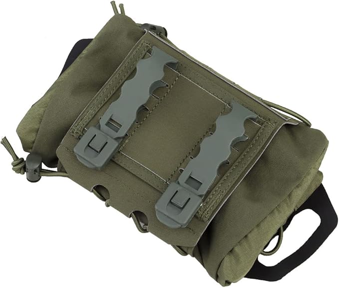 SABADO Rapid/Quick Deploy First Aid Kit Pack Tactical IFAK Pouch Two-Piece System Med Roll Carrier Hypalon Handle Outdoor Sport Hunting Bag