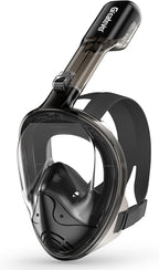Greatever Full Face Snorkel Mask, Snorkeling Gear for Adults with Latest Dry Top Breathing System and Detachable Camera Mount, Foldable Snorkel Mask Adult, Snorkels Anti-Fog & Anti-Leak