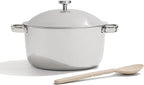 Our Place Titanium Perfect Pot Pro - 6.75 Qt No-Coating Nonstick Stock Pot | Tri-Ply Titanium & Stainless Steel | Oven-Safe up to 1000°F & Compatible with All Cooktops | Includes Spoon | Chrome