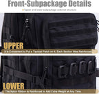 Military Tactical Backpack 45L Large Tactical Backpack for Men, Hiking Rucksack With Bottle Holder