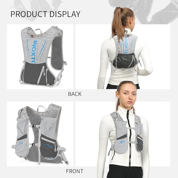 Running Hydration Vest for Men Women Water Backpack for Running 3L Running Hydration Pack for Trail Running Marathon Race Hiking