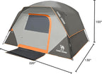 CAMEL CROWN Tents for Camping 4/6 Person Tent Waterproof Easy Setup Backpacking Tents