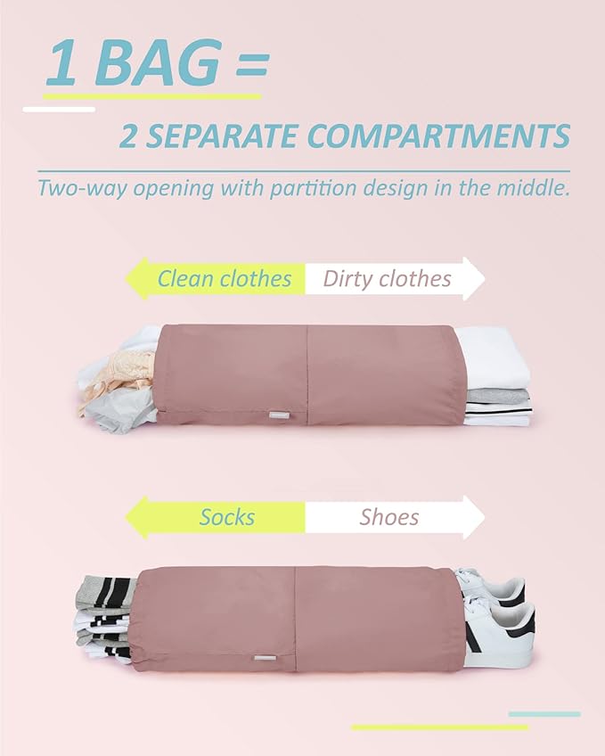 BAGSMART 6 Set /4 Set/2 Set Compression Packing Cubes for Travel, Lightweight Luggage Organizer Bags, Durable Space Saver Bags Travel Essentials