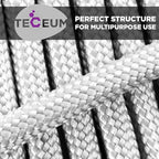 TECEUM 5/32" Paracord Rope 1000 – 1000ft / 200ft / 100ft / 50ft – Tactical Parachute Cord 4mm – 45+ Colors – Nylon String for Survival & Camping Gear – Stripe Cord for Survival – Utility Rope