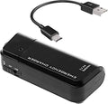 VOLT+ Portable AA Battery Travel Charger Compatible with Motorola Edge S30 PowerBank Emergency with LED Safety Light! (Takes 2 AA Batteries,USB Type-C)
