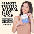 The Patch Collection® - Deep Sleep Aid Patches | Melatonin, Valerian Root, Passion Flower, Magnesium for Nighttime Support | Vegan Friendly Waterproof Patch, Latex Free (Pack of 15)