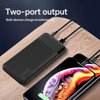 2PCS 10000mAh Heated Vest Battery Pack USB 5V, Heating Vest Portable Charger with USB/Type C Output Ports, Power Bank for Heated Jacket,Battery Pack for Heated Vest/Jacket/Hoodie/Coat