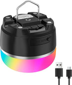 LED Camping Lantern, 8000mAh Rechargeable Camping Tent Light with 13 Light Modes, 6 Brightness Adjustable Tent Lamp, Waterproof Emergency Hanging Light for Hurricane, Power Outages