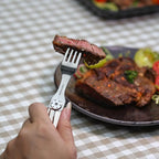 Roxon C2 Camping Utensil 2 in 1 Detachable Folding Cutlery with Fork & Spoon for Outdoor, Camping, Hiking, Easy to Carry Highly Practical Tableware