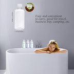GIMS 5-Pack 3.4 oz TSA-Approved Travel Bottles with Flip Cap, Leak-Proof Containers and Clear Toiletry Bag