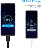 4 Inches USB C Cord Short, 5 Pack Durable USB A to USB Type C Fast Charging Cable for Charging Stations Compatible with Samsung Galaxy Note 10 20 S10 S22 Ultra LG V30 V40