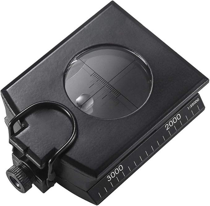 Eyeskey Multifunctional Military Sighting Navigation Compass with Inclinometer | Impact Resistant & Waterproof Compass for Hiking, Camping