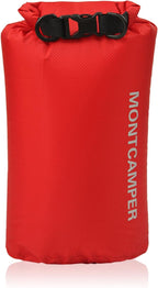 30D Nylon Waterproof Storage Sack for Camping, Hiking and fishing- Roll Top Closure-Portable Waterproof Dry Bag-Keeping Luggage Dry and Organized(5L/Red)