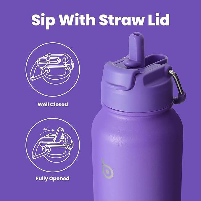 BOTTLE BOTTLE 40 oz sports water bottle stainless steel insulated water bottle with straw and pills holder