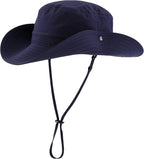 Connectyle Sun Hat for Men Women Outdoor UV Protection Safari Hat for Fishing Hiking Gardening Breathable Cowboy Hat UPF50