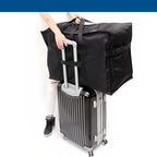 Large Duffel Bag, Waterproof Carry on Weekend Overnight Storage Bag over Luggage for Airline, Travel, Camping, Moving