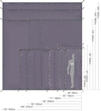 REDCAMP Waterproof Camping Tarp, 4 in 1 Multifunctional Tent Footprint for Camping, Hiking, Backpacking, Lightweight and Compact (150" X138")