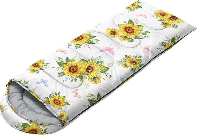 Sleeping Bags for Adults Kids,Backpacking Camping Sleeping Bag for Girls Boys Lightweight Waterproof Cold/Warm Weather Sleeping Bag for All Season