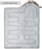 Sleeping Bags for Adults Youth Kids,3D Printing Camping Sleeping Bag for Girls Boys Lightweight Waterproof Cold/Warm Weather Sleeping Bag for 3 Seasons