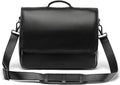 Nordweg Workday Briefcase NW053B – Full-Grain Leather Laptop Bag 15.6" – Office Shoulder Messenger for Work, Study, Travel
