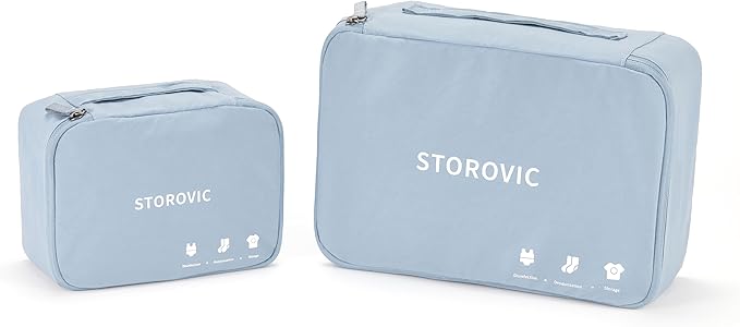 Packing Cubes for Travel Luggage Organizer Bags, Rapid-Odor-Elimination Sock & Underwear Cube, Water-Resistant Gym Bag, Soft Portable Packing Cubes for Travel（8.3” × 6.1” × 4.5”） S