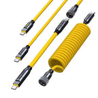 AOHI 240W 8 in 1 USB 4 Cable Set, The Future 240W PD3.1 USB C Fast Charging Cable Supports 40Gbps Data Transfer 8K HD Display for iPhone17 Pro Max MacBook Pro Air iPad Galaxy