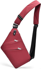 Travel Anti Pickpocket Purses, Slim Carry Crossbody Bag for Women & Man Travel Safe, Waterproof