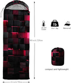 Sleeping Bags for Adults and Kids Backpacking Camping Sleeping Bags for Girls and Boys Lightweight Waterproof Cold/Warm Sleeping Bag for All Season