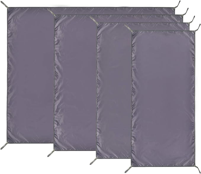 REDCAMP Waterproof Camping Tent Tarp - 71"x83", 4 in 1 Multifunctional Tent Footprint for Camping, Hiking and Survival Gear, Lightweight and Compact