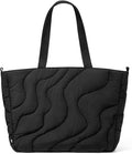 tomtoc 16-inch Puffy Laptop Tote Bag for Women 13.5L, Lightweight Puffer Work Tote with Padded Laptop Compartment for 15/16-inch MacBook, Large Capacity Tote Bag for Office, Business, Daily Essentials