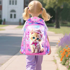 Kids Suitcase with Wheels for Girls and Boys, Rolling Carry on Luggage for Toddler Children