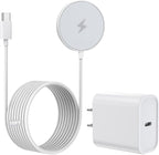 10FT Magnetic Wireless Charger,15W Fast Apple Mag-Safe Charger for iPhone 17/16/15 PD with USBC Apple Fast Charging Block 10Foot Quick Charge for iPhone 17/17 Air/17 16 15 Pro/Pro Max/14/13/12/AirPods