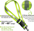 Reflective Sash for Walking at Night - Replaces Reflective Vest Safety Vests Reflective Running Vest - Reflective Running Gear Reflective Belt Night Walking Running Reflective Gear for Walking Biking