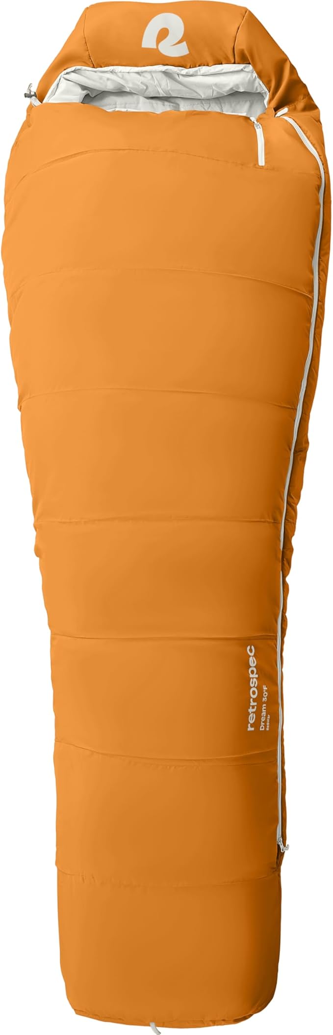 Retrospec Dream Sleeping Bag - 5, 15, 30 Mummy for Camping, Insulated Cold Weather, Lightweight Stuff Sack, Water-Resistant, Adjustable Draw Cords, Adult
