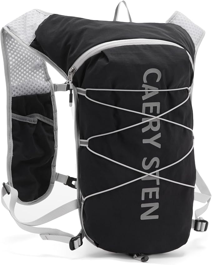 Carey STEN Hydrated Backpack, Running Vest, paired with a 1.5L Water Bag Hiking Backpack, Suitable for Running, Hiking, Marathon, and Both Men and Women