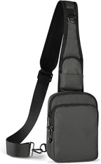 VADOO Sling Bag, Crossbody Bag with Zipper Lock, RFID Blocking & Water Resistant for Men and Women