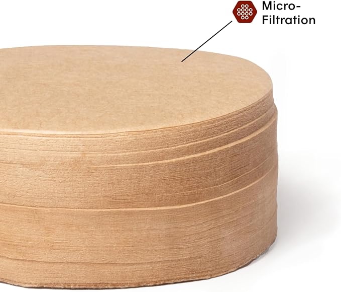 AeroPress Natural Paper Microfilters, AeroPress Coffee Filters, Unbleached Round Paper Filters for Coffee Makers, Must-Have Coffee Accessories, Standard, 2 Pack, 400 Count