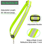 LED Reflective Running Gear Sash 4 Lights Colors in One Adjustable Safety Running Vest Belt for Night Walking High Visibility Running Gear for Men Rechargeable LED Running Belt Reflective Gear