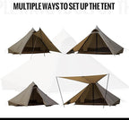 OneTigris Tetra Ultralight Tent, Upgraded, 1-2 Person, Waterproof, 3 Season, Ideal for Camping Hiking Trekking Backpacking Bushcraft